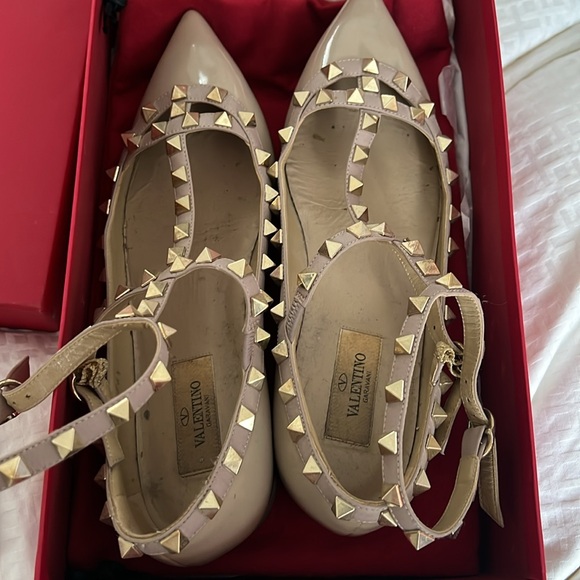 Valentino rockstud flats 36 1/2 - Picture 3 of 9